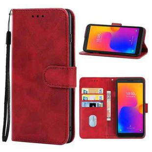 For Alcatel 1B 2022 Leather Phone Case(Red)