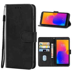 For Alcatel 1B 2022 Leather Phone Case(Black)