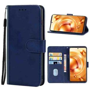 For vivo X80 Leather Phone Case(Blue)