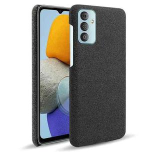 For Samsung Galaxy M23 5G Cloth Texture PC + Nylon Back Case(Black)