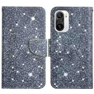 For Xiaomi Redmi K40 Painted Pattern Flip Leather Phone Case(Gypsophila)