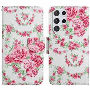 For Xiaomi Mi 11T Painted Pattern Flip Leather Phone Case(Rose Flower)