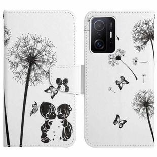 For Xiaomi Mi 11T Painted Pattern Flip Leather Phone Case(Dandelion)