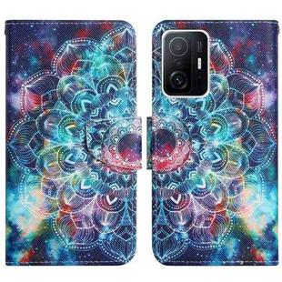 For Xiaomi Mi 11T Painted Pattern Flip Leather Phone Case(Starry Mandala)