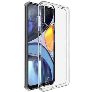 For Motorola Moto G22 4G IMAK UX-5 Series Transparent TPU Phone Case(Transparent)