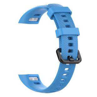 Silicone Watch Band for Huawei Honor Band 4 & 5(Sky Blue)