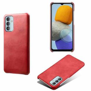 For Samsung Galaxy M23 5G Calf Texture PC + PU Phone Case(Red)