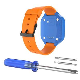 For Huawei Honor K2 Childrens Smart Watch Silicone Watch Band(Orange)