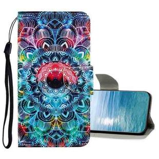 For Samsung Galaxy A13 4G Colored Drawing Pattern Flip Leather Case(Mandala)