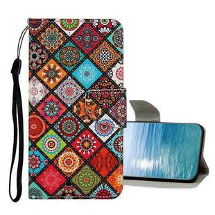 For Samsung Galaxy A73 5G Colored Drawing Pattern Flip Leather Case(Ethnic Style)