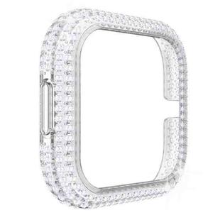 For Fitbit Versa 2 Diamond PC Half-pack Watch Case(Transparent)