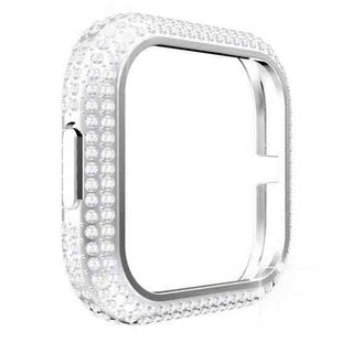 For Fitbit Versa 2 Diamond PC Half-pack Watch Case(Silver)