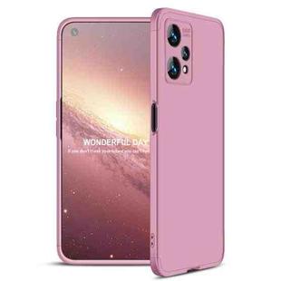 For Realme 9 Pro GKK Three Stage Splicing Full Coverage PC Phone Case(Rose Gold)