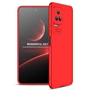 For Xiaomi Redmi K50 Pro GKK Three Stage Splicing Full Coverage PC Phone Case(Red)