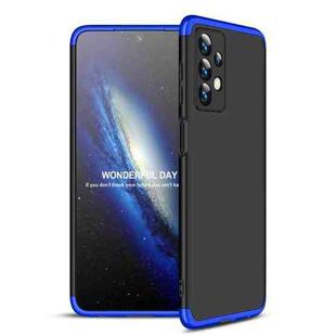 For Samsung Galaxy A13 4G GKK Three Stage Splicing Full Coverage PC Phone Case(Black Blue)