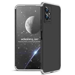 For vivo T1 5G GKK Three Stage Splicing Full Coverage PC Phone Case(Black Silver)