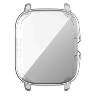 For Amazfit GTS 2 Full Coverage TPU Electroplating Watch Case(Transparent)