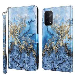For OPPO A54 5G / A74 5G 3D Painting Pattern Flip Leather Phone Case(Milky Way)