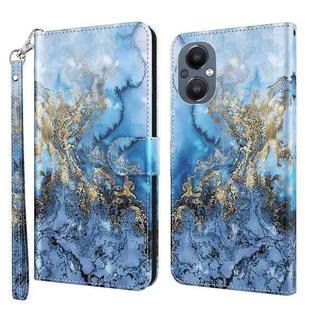 For OnePlus Nord N20 5G / OPPO A96 5G 3D Painting Pattern Flip Leather Phone Case(Milky Way)