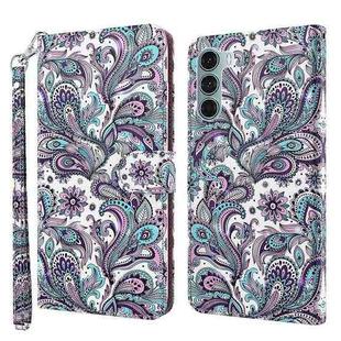 For Motorola Moto G200 5G / Edge S30 3D Painting Pattern Flip Leather Phone Case(Swirl Pattern)