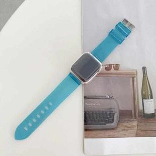 Vertical Texture Glacier Watch Band For Apple Watch Series 8&7 41mm / SE 2&6&SE&5&4 40mm / 3&2&1 38mm(Light Blue)