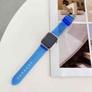 Vertical Texture Glacier Watch Band For Apple Watch Series 8&7 41mm / SE 2&6&SE&5&4 40mm / 3&2&1 38mm(Blue)