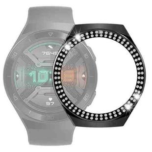 For Huawei Watch GT 2e Double-Row Diamond PC Watch Case(Black)