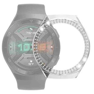 For Huawei Watch GT 2e Double-Row Diamond PC Watch Case(Transparent)