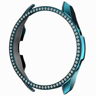 For Samsung Galaxy Watch 3 41mm Single Row Diamond PC Watch Case(Cyan)