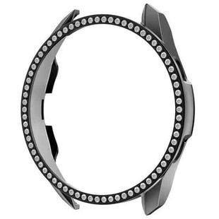 For Samsung Galaxy Watch 3 45mm Single Row Diamond PC Watch Case(Black)