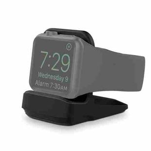Silicone Charging Holder for Apple Watch(Black)