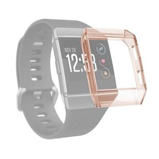 For Fitbit Ionic Full Coverage TPU Watch Case(Transparent Orange)