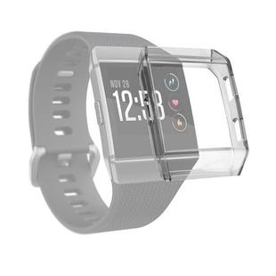 For Fitbit Ionic Full Coverage TPU Watch Case(Transparent Grey)