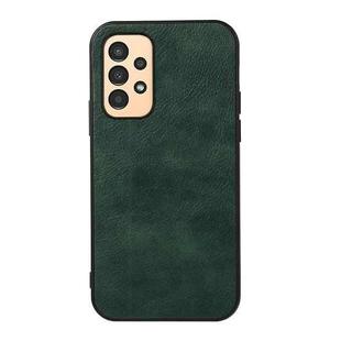 For Samsung Galaxy A13 4G Two-color Litchi Texture Phone Case(Green)