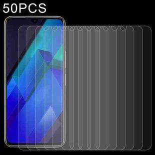 50 PCS 0.26mm 9H 2.5D Tempered Glass Film For Infinix Note 12