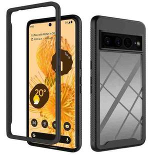 For Google Pixel 7 Pro 5G Starry Sky Solid Color Series PC + TPU Phone Case(Black)