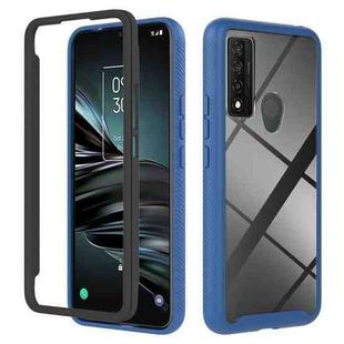 For TCL 20 XE Starry Sky Solid Color Series PC + TPU Phone Case(Blue)