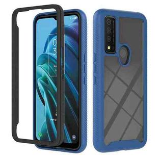 For TCL 30 XE 5G Starry Sky Solid Color Series PC + TPU Phone Case(Blue)