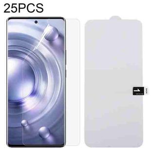 25 PCS Full Screen Protector Explosion-proof Hydrogel Film For vivo X80 / X80 Pro