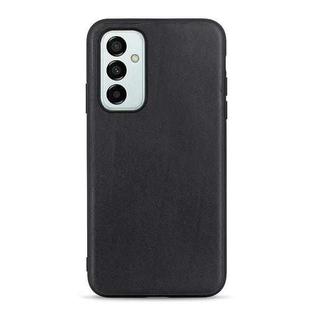 For Samsung Galaxy M23 / F23 5G Sheep Texture Genuine Leather Shockproof Phone Case(Black)