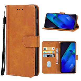 For Infinix Note 12 / G88 Leather Phone Case (Brown)
