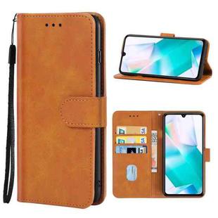 For Vivo iQOO Z6 Pro Leather Phone Case (Brown)