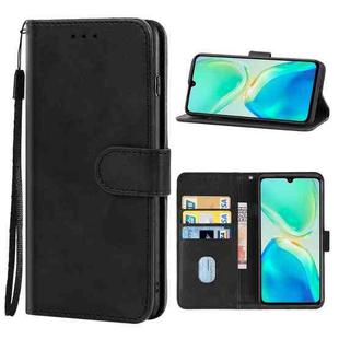 For vivo S15e Leather Phone Case (Black)