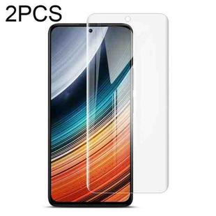 For Xiaomi Redmi K40S 5G 2 PCS IMAK Curved Full Screen Hydrogel Film Front Protector