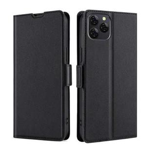 For Blackview A95 Ultra-thin Voltage Side Buckle PU + TPU Leather Phone Case(Black)