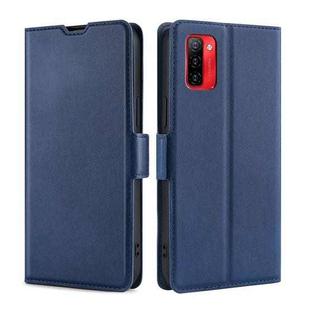For Ulefone Note 12P Ultra-thin Voltage Side Buckle PU + TPU Leather Phone Case(Blue)