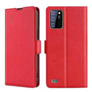 For Oukitel C25 Ultra-thin Voltage Side Buckle PU + TPU Leather Phone Case(Red)