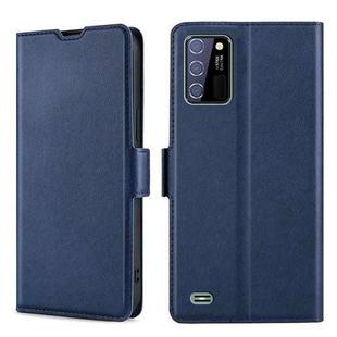 For Oukitel C25 Ultra-thin Voltage Side Buckle PU + TPU Leather Phone Case(Blue)