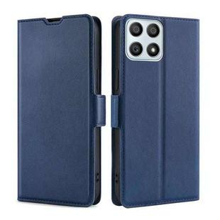 For Honor X30i Ultra-thin Voltage Side Buckle Flip Leather Case(Blue)