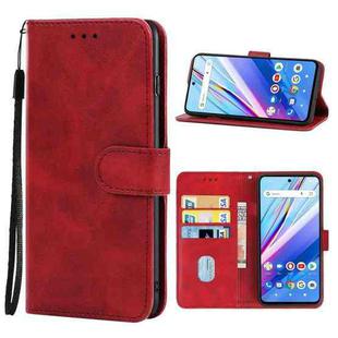 For BLU G91 Pro Leather Phone Case(Red)